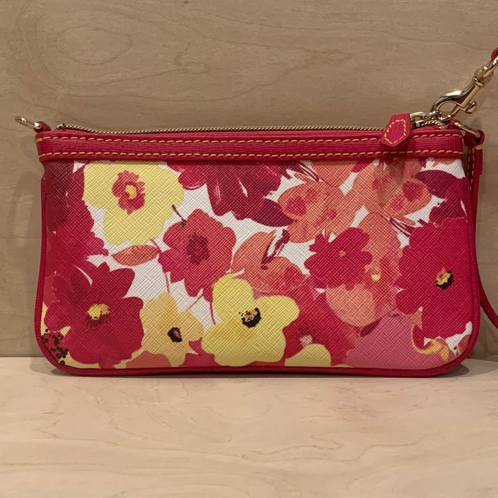 Dooney & Bourke Somerset Watercolor Wristlet - Picture 7 of 8